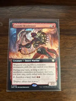 Evendo Brushrazer (Extended Art) Commander: Edge of Eternities Regular - Image 1