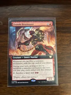 Evendo Brushrazer (Extended Art) Commander: Edge of Eternities Regular - Image 2
