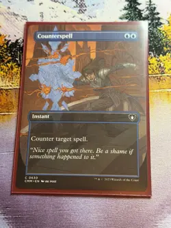 Counterspell Borderless, Commander Masters NM - Image 1