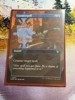 Counterspell Borderless, Commander Masters NM - Image 2