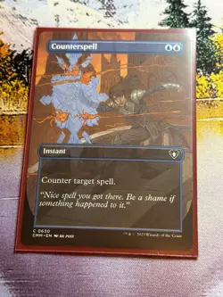 Counterspell Borderless, Commander Masters NM - Image 4
