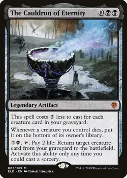 The Cauldron of Eternity Regular - Throne Of Eldraine MTG-NM - Image 1
