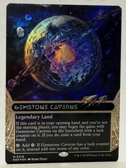 Gemstone Caverns 0016 Borderless Foil M Edge of Eternities: Stellar Sights 16 NM - Image 1