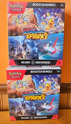 Pokemon Surging Sparks Booster Bundles- Lot of 2 - Image 1