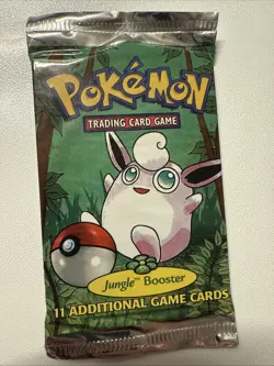 Pokemon Jungle Unlimited 1999 Wigglytuff Artwork Booster Pack Sealed - Image 1