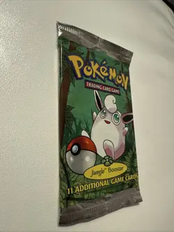 Pokemon Jungle Unlimited 1999 Wigglytuff Artwork Booster Pack Sealed - Image 2