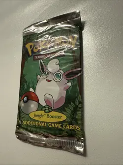Pokemon Jungle Unlimited 1999 Wigglytuff Artwork Booster Pack Sealed - Image 3