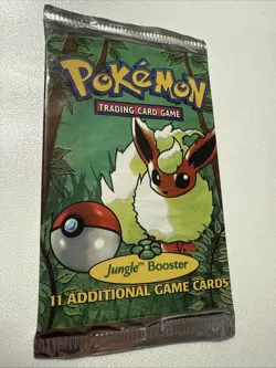 Pokemon 1999 Jungle Booster Pack Flareon Vintage Sealed - Image 1