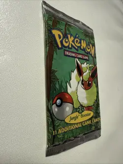Pokemon 1999 Jungle Booster Pack Flareon Vintage Sealed - Image 2