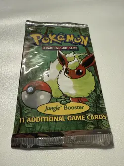 Pokemon 1999 Jungle Booster Pack Flareon Vintage Sealed - Image 4