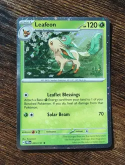 Pokemon Leafeon 005/131 Cosmos Holo Prismatic Evolutions Costco Exclusive MINT - Image 1