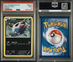Zorua BW12 PSA 9 Holo Black Star Promo - B & W Black & White Pokemon TCG - Mint - Image 3