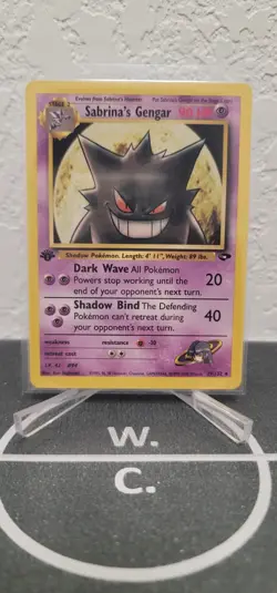 Pokemon Gengar 29/132 Gym Challenge 1st Edition Sabrina's Regular - Image 1
