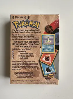Pokemon Theme Deck Lockdown - Sealed - Eng - 1999 Set Fossil - Image 2