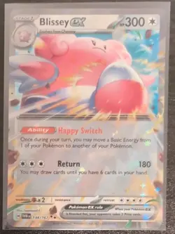 Blissey ex 134/167 Pokemon TCG Twilight Masquerade Double Rare Holo NM - Image 1