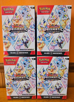 Pokemon Prismatic Evolutions Booster Bundles Lot of 4- Factory Sealed - Image 1