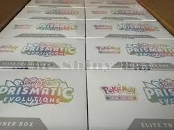 X10 Pokemon Prismatic Evolutions Elite Trainer Box ETB | SEALED & NEW ✅ - Image 3