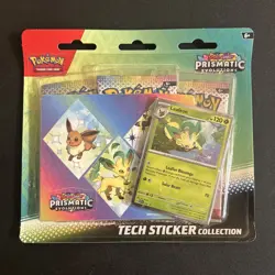 Pokemon TCG Prismatic Evolutions Tech Sticker Collection - Leafeon - New Sealed! - Image 1