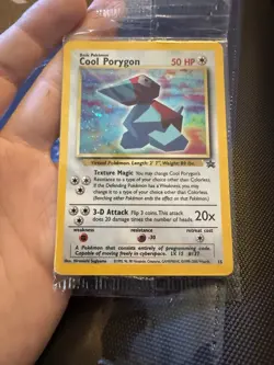 Pokemon Cool Porygon 15 Holo Black Star Sealed - Image 1