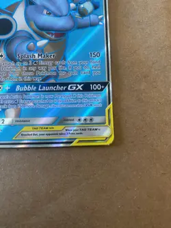 Blastoise & Piplup Gx 214/236 Full Art Cosmic Eclipse Pokemon TCG - Image 5