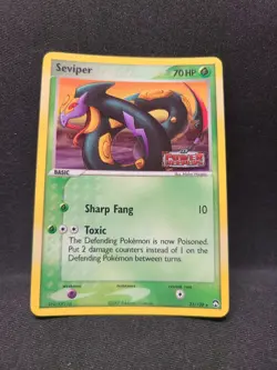 2007 Pokemon TCG Seviper EX Power Keepers 23/108 Holo Rare Near Mint - Image 1