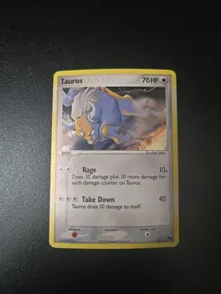 Pokemon Tcg Tauros 005/017 Pop Series 2 Holo LP - Image 1