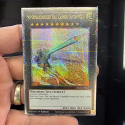 Yu-Gi-Oh! TCG Superdreadnought Rail Cannon Gustav Max QCR RA04-EN063 - Image 1