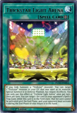 Yugioh - Trickstar Light Arena (Rare) (1st Edition) - FLOD-EN054 P - Image 1