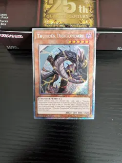 Yugioh Bonanza - Thunder Dragondark - Platinum Secret Rare - RA03-EN018 - Image 1