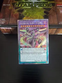 Yugioh Stampede - Supreme King Z-ARC - Platinum Secret Rare - RA04-EN284 - Image 1