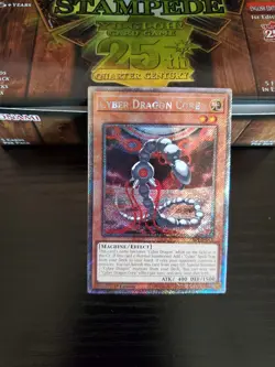 Yugioh Stampede - Cyber Dragon Core - Platinum Secret Rare - RA04-EN013 - Image 1