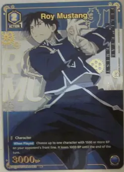 Union Arena TCG Fullmetal Alchemist Roy Mustang U* UE09BT/FMA-1-053 NM Foil Holo - Image 1