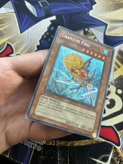 Cranium Fish TAEV-EN083 Secret Rare 1st Edition Yugioh LP (STH) - Image 4