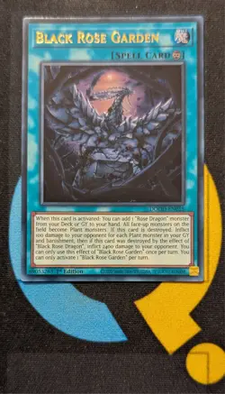 DOOD-EN055 Black Rose Garden Ultra Rare 1st Ed YuGiOh - Image 1