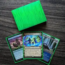 Sages Secret Green Rain Small/Standard Card Sleeves (Pokemon, MTG, Yugioh) 100 - Image 3