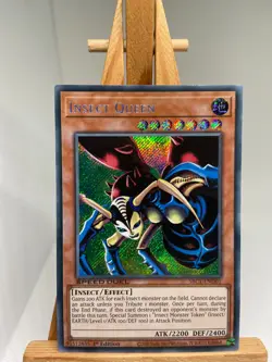 Insect Queen - Secret Rare 1st Edition SBC1-END01 - NM - YuGiOh - Image 1
