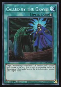 Called by the Grave - RA01-EN057 - Super Rare - 1st Edition Yugioh - Image 1