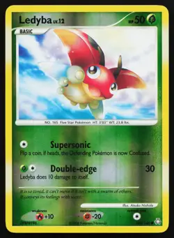 Ledyba 104/146 Common Legends Awakened Reverse Holo Pokemon Card - Image 1