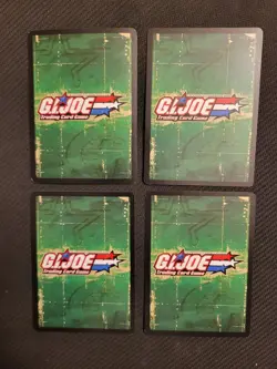 2004 G.I. Joe TCG CCG 4 Card Lot Ladies Night Lot Scarlett, Lady Jaye - Image 2