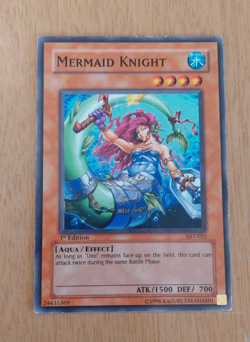 1st Edition Mermaid Knight AST-025 YuGiOh card (LP) - Image 2