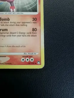 Pokemon Card Magmortar 12/123 D&P Mysterious Treasures Holo Rare - Image 5