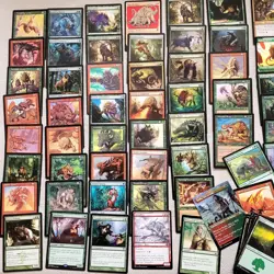 Custom COMMANDER DECK 100 English MTG Cards. ***Targ Aggro BEASTS Tribal*** - Image 3