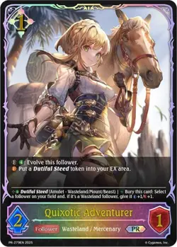 Shadowverse: Evolve Promo Cards - Quixotic Adventurer (PR-279EN) NM - Image 1
