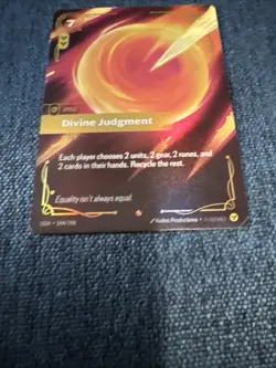 Divine Judgement 244/298 League of Legends Riftbound Epic Foil NM English Card - Image 3
