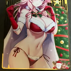 WES - Goddess Story Gold METAL Card - Serial Number #020/100! Anime Girl Bikini - Image 3