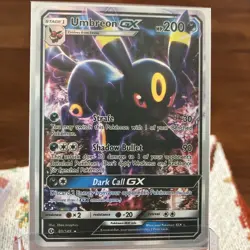 Pokemon Umbreon GX Card 80/149 Sun & Moon Base Set Ultra Rare SM Holo - Image 2