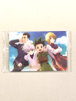 Gon Killua Kurapika Leorio R 19 Hunter x Hunter - Wafer / Itajaga Sealed Card - Image 1