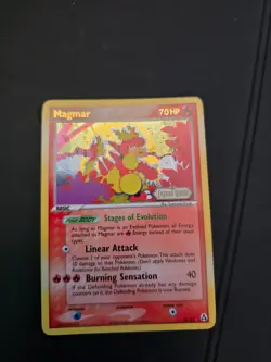 Magmar 21/92 EX Legend Maker Reverse Holo Stamped 2006 Pokemon Card - Image 3