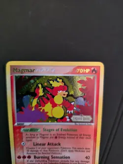 Magmar 21/92 EX Legend Maker Reverse Holo Stamped 2006 Pokemon Card - Image 4