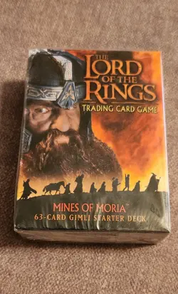 Lord of The Rings TCG Mines of Moria Gimli Starter 63-card Deck Sealed - Image 1
